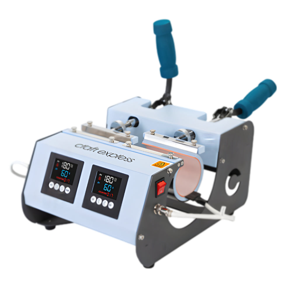 Craft Express Blue 3-in-1 Two Station Mug Press