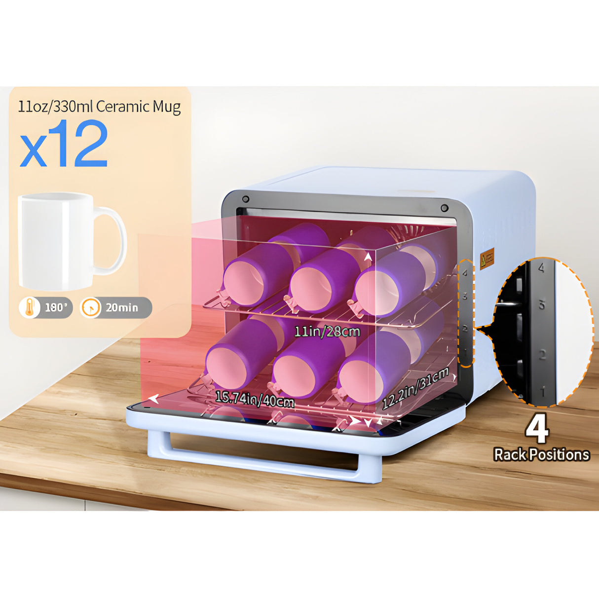 Craft Express Elite Sublimation Oven, 40L