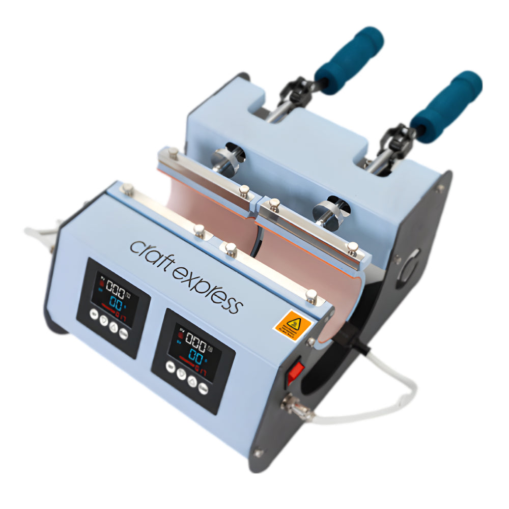 Craft Express Blue 3-in-1 Two Station Mug Press