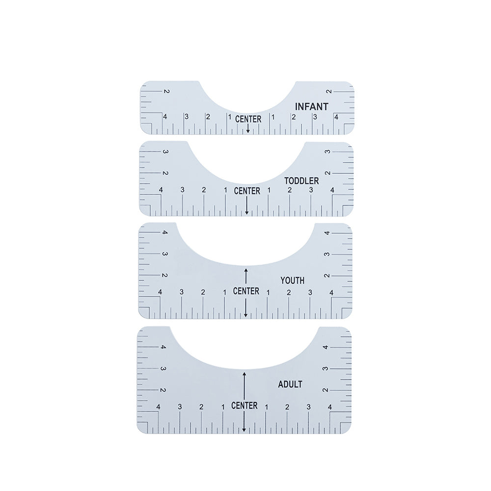 Fun Express Ruler Craft Express Ruler Guides for Apparel Printing - White – Craft Express UK